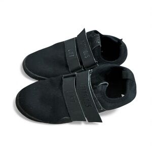 Notorious Lift Black Velcro Weight Lifting Athletic Gym Mens Size 8.5 Shoes Used